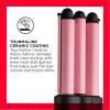imageREVLON 3 Barrel Jumbo Hair Waver  LongLasting Natural Looking Waves GreyPink