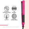 imageREVLON Ceramic Coated 1 Inch Flat Iron  Hair Straightener Helps Fight Frizz ampamp Enhances Shine for Sleek Styles or Loose Waves Travel Ready Flat IronPink