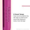 imageREVLON Ceramic Tourmaline 1quot Flat Iron  Hair Straightener Evenly Distributes Heat for Less Damage 5 Preset Temperatures for All Hair Types