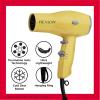 imageREVLON Compact Hair Dryer  1875W Lightweight Design Perfect for Travel YellowYellow