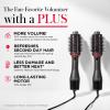 imageREVLON OneStep Volumizer Hair Dryer and Styler with Improved Motor  Easy SalonStyle Blowouts  Less Frizz More Shine and Reduced Heat Damage for all Hair Types and Lengths BlackBlack Red
