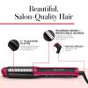imageREVLON Perfect Match Flat Iron  2in1 Hair Straightener and Curling Iron Triple OilInfused Helps Reduce Heat Damage ampamp Restore Hairs Natural Moisture ampamp Shine