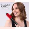 imageREVLON Silicone Bristle Heated Hair Styling Brush  Fast Long Lasting Volume for Easy Styling  1quot Barrel for Full Body and Smooth Styles BlackPinkRed