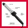imageRevlon Perfect Heat Triple Ceramic Curling Iron  For Silky Smooth Medium Curls 1 inSilver  Black