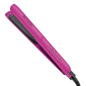 imageREVLON Ceramic Tourmaline 1quot Flat Iron  Hair Straightener Evenly Distributes Heat for Less Damage 5 Preset Temperatures for All Hair Types