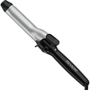 imageRevlon Perfect Heat Triple Ceramic Curling Iron  For Silky Smooth Medium Curls 1 inSilver  Black