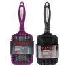 imageRevlon Straight ampamp Smooth Soft Touch Paddle Hair Brush Set Black  BerryBlackBerry