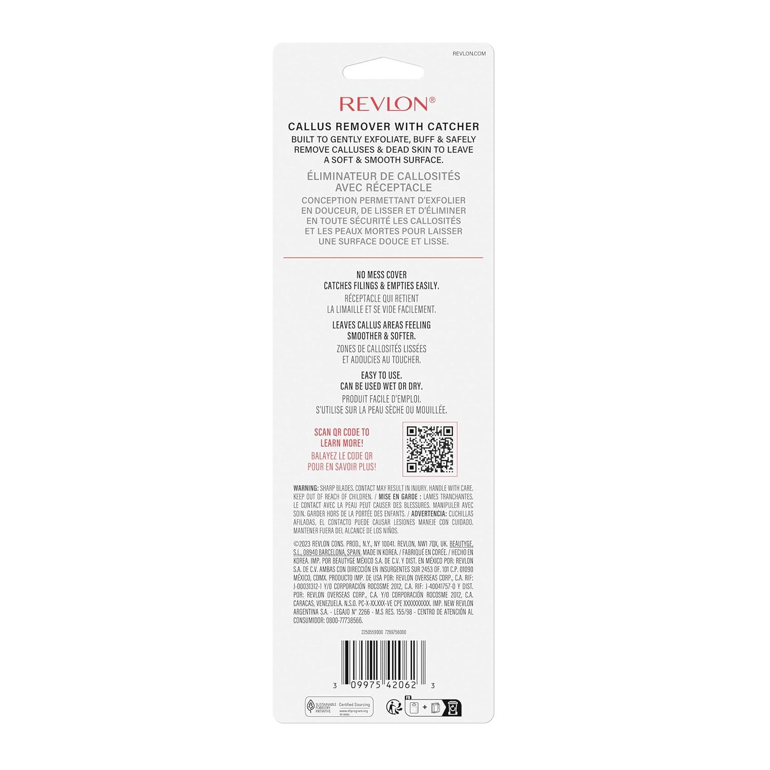imageRevlon Callus Remover Foot File for Wet or Dry Skin Pedicure ToolsGently Removed Callus and Dead Skin Easy to Use Pack of 1