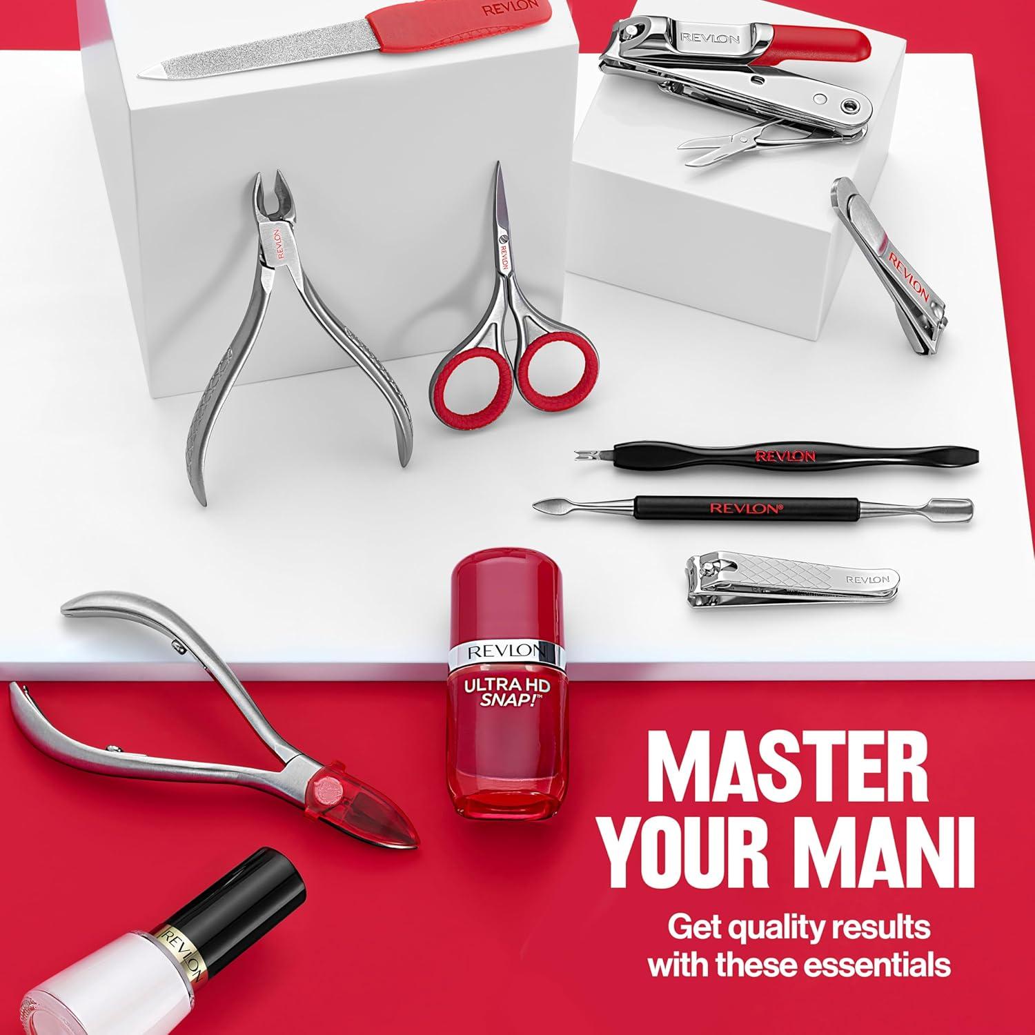 imageRevlon CatchAll Nail Clipper Manicure Tool with a Contoured Blade ampamp Builtin Nail Catcher for MessFree Grooming 1 Count1 Count Pack of 1
