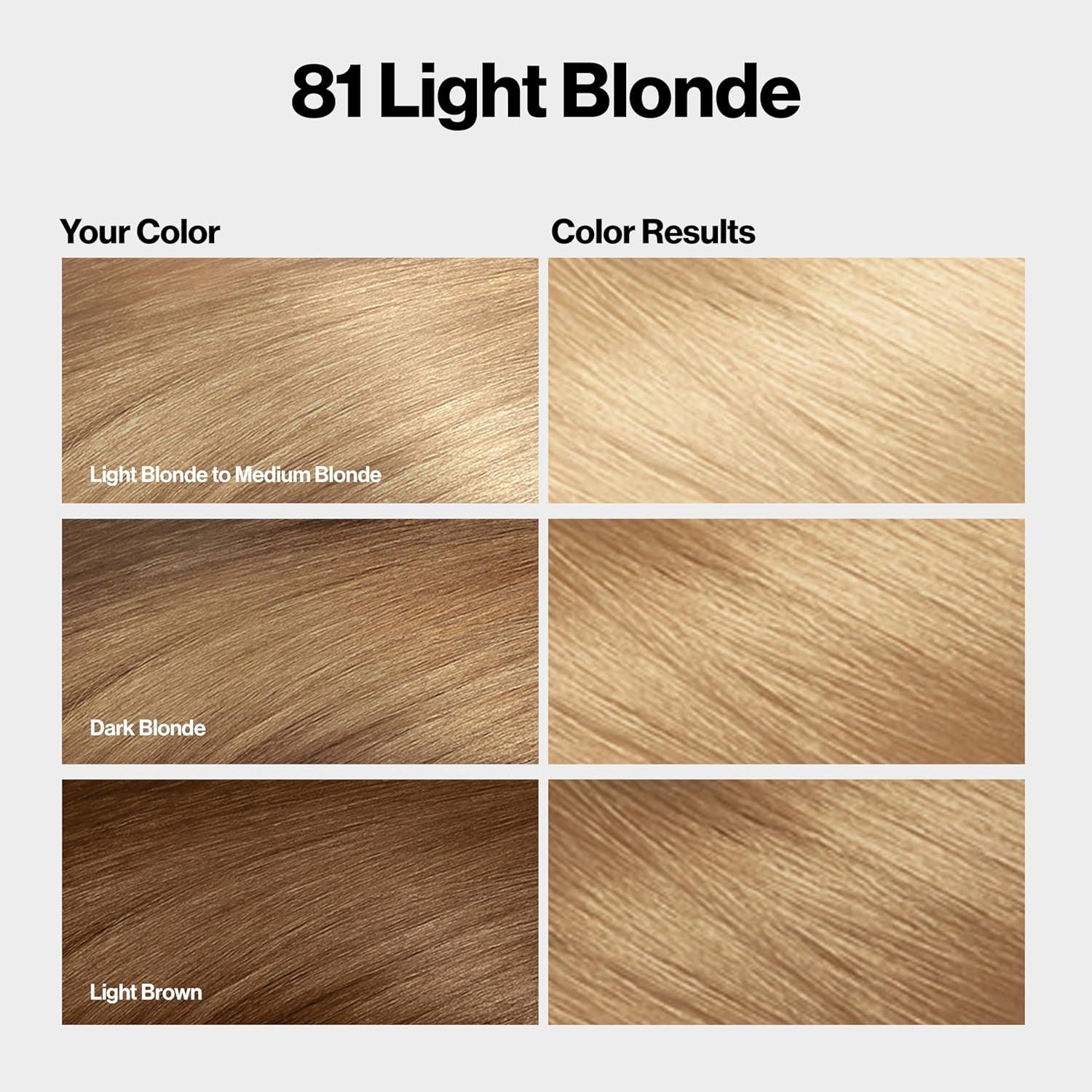 imageRevlon ColorSilk with Bond Repair Complex Blonde Permanent Hair Color 100 Gray Coverage Ammonia Free Hair Dye Vegan Keratin 61 Dark Blonde Pack of 381 Light Blonde