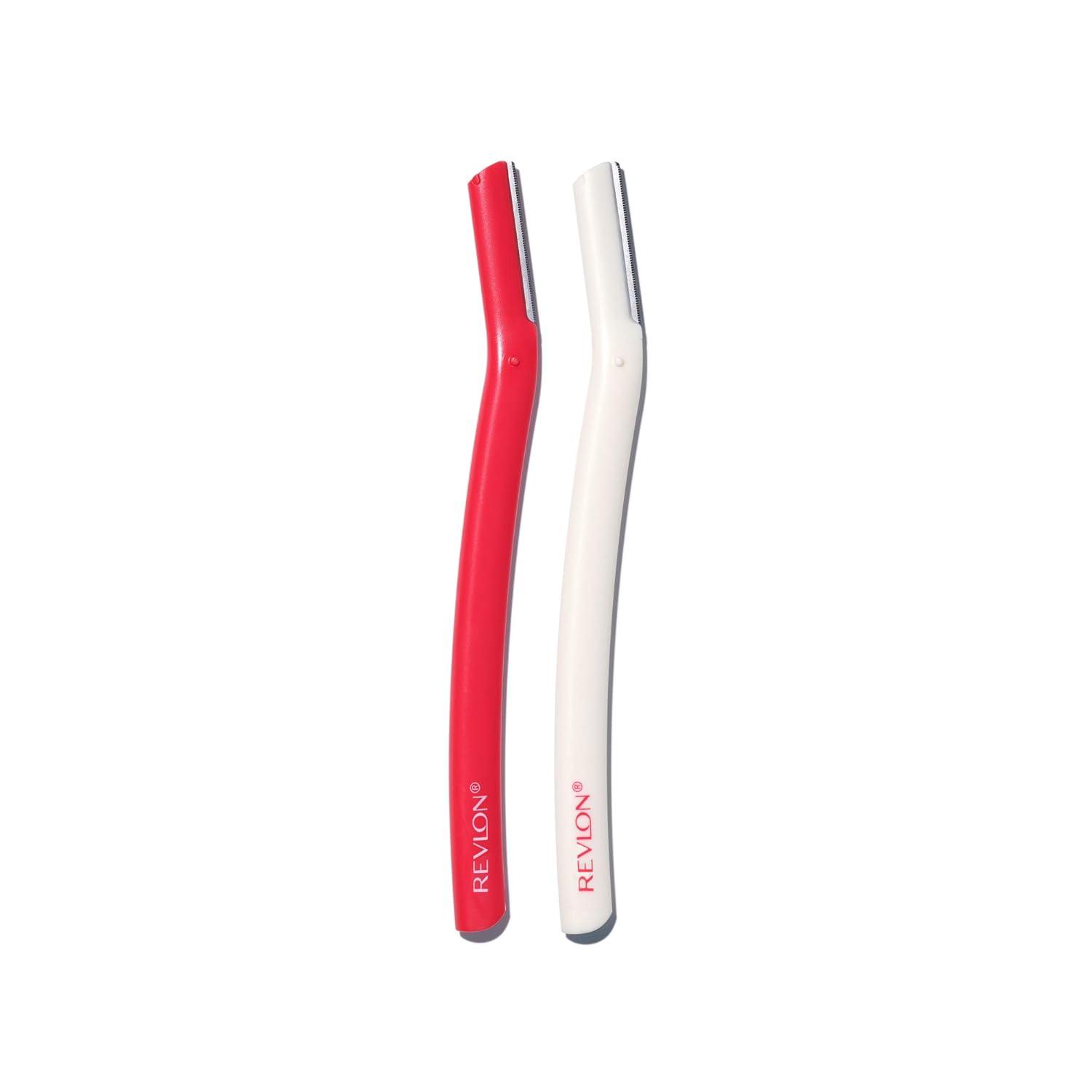 imageRevlon Face Defuzzers High Precision Hair Removal and Dermaplaning Blade Smooth Skin Made with Stainless Steel 2 Count