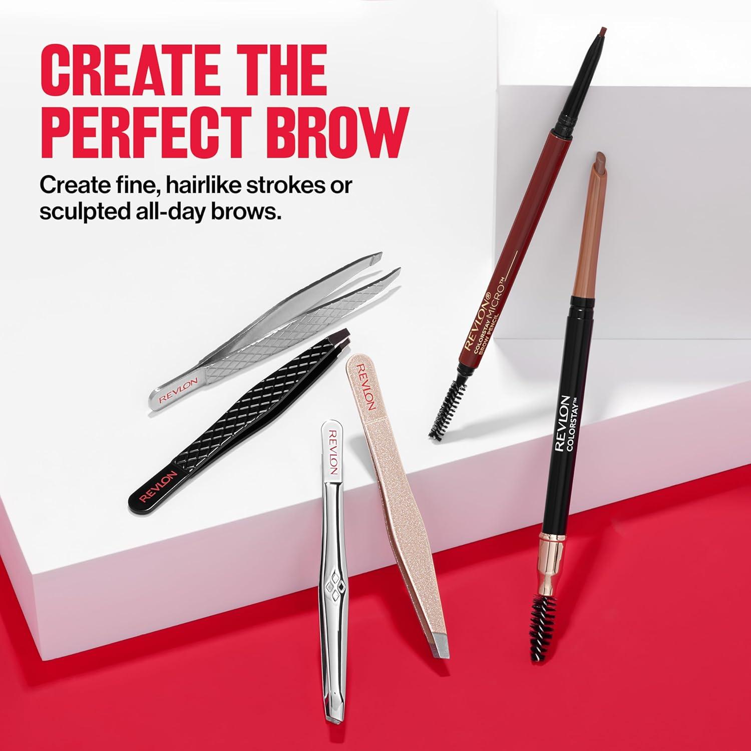 imageRevlon Multipurpose Hair Removal Tweezer High Precision Slant Tip Tweezers for Men Women ampamp Kids Stainless Steel Pack of 1