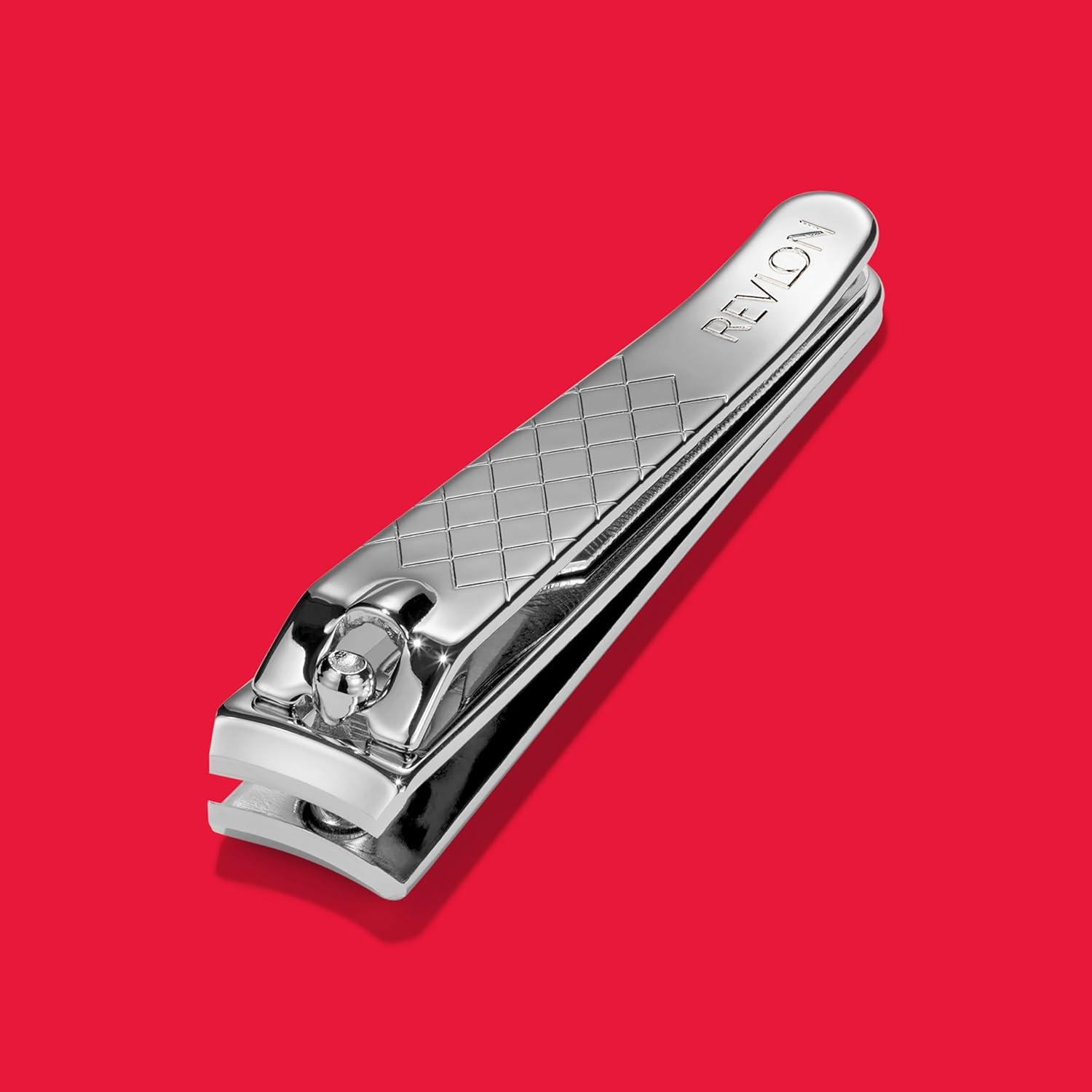 imageRevlon Nail Clipper Gifts for Men ampamp Women Stocking Stuffers Nail Care Tools Curved Blade ampamp Foldaway Nail File for Trimming ampamp Grooming Easy to Use Pack of 11 Count Pack of 1