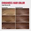 imageRevlon ColorSilk Tone  Gloss  Care Demi Permanent Hair Color Dye Kit with LeaveIn Scalp and Haircare Serum 2x Shinier 4x Stronger 4 Dark Brown 45 fl oz6 Light Brown