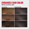 imageRevlon ColorSilk Tone  Gloss  Care Demi Permanent Hair Color Dye Kit with LeaveIn Scalp and Haircare Serum 2x Shinier 4x Stronger 4 Dark Brown 45 fl oz5A Medium Ash Brown