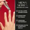 imageRevlon DualEnded Nail Clipper for Men Straight and Curved Edges for Fingernail and Toenail Trimming Stainless Steel 1 Count