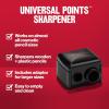 imageRevlon Universal Points Sharpener Makeup Sharpener for Wooden and Plastic Makeup Pencils Fits Small to Large Pencils Easy to Clean 2 PackPack of 2