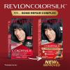 imageRevlon ColorSilk with Bond Repair Complex Black Permanent Hair Color 100 Gray Coverage Ammonia Free Hair Dye Vegan Keratin 11 Soft Black Pack of 312 Natural Blue Black