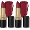 imageRevlon Super Lustrous Lipstick Creamy Formula For Soft FullerLooking Lips Moisturized Feel 405 Silver City Pink 015 oz630 Raisin Rage