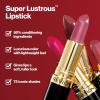 imageRevlon Super Lustrous Lipstick Creamy Formula For Soft FullerLooking Lips Moisturized Feel 405 Silver City Pink 015 oz810 Uncut Ruby
