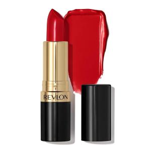 imageRevlon Super Lustrous Lipstick Creamy Formula For Soft FullerLooking Lips Moisturized Feel 405 Silver City Pink 015 oz775 Super Red