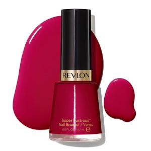 imageRevlon Super Lustrous Nail Polish ChipResistant ampamp Longwear Formula High Shine Finish 270 Cherries In The Snow 05 fl oz730 Valentine Red