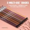 imageRevlon ColorStay MultiLiner Creamy Formula Multiuse For Lips Eyes ampamp Face Precision Brush for Easy Blending 002 Dallying006 Dynamic Doer