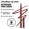 imageRevlon Colorstay Lip Liner Makeup with BuiltinSharpener Longwear Rich Colors Smooth Application 645 Chocolate 001 oz675 Red