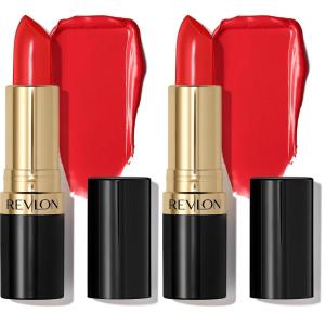 imageRevlon Super Lustrous Lipstick Creamy Formula For Soft FullerLooking Lips Moisturized Feel 415 Pink In The Afternoon 015 ozFire and Ice
