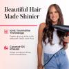 imageREVLON SmoothStay Coconut Oil Infused Hair Dryer with Diffuser Blow Dryer with Diffuser and Concentrator Attachment for Shinier Smoother SalonQuality Hair