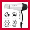 imageREVLON Volume Booster Hair Dryer with Curl Enhancing Diffuser  Increase Volume Decrease Frizz and Damage Fast Drying 1875 Watts White6 Piece Set