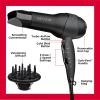 imageRevlon Turbo Hair Dryer  1875 Watts of Maximum Shine Fast Dry BlackFull Size