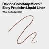 imageREVLON ColorStay Micro Easy Precision Liquid Eyeliner Waterproof Smudgeproof Longwearing with Felt Tip Applicator 301 Blackout 0057 fl oz302 What the Fudge Pack of 1