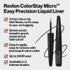 imageREVLON ColorStay Micro Easy Precision Liquid Eyeliner Waterproof Smudgeproof Longwearing with Felt Tip Applicator 301 Blackout 0057 fl oz303 But First  Wine Pack of 1