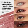 imageREVLON ColorStay Multiplayer LiquidGlide Eye Pencil MultiUse Eye Makeup With Blending Brush Blends Then Sets Creamy Texture Waterproof Smudgeproof Longwearing 406 Queen of Hearts 003 ozQueen of Hearts