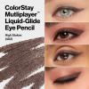 imageREVLON ColorStay Multiplayer LiquidGlide Eye Pencil MultiUse Eye Makeup With Blending Brush Blends Then Sets Creamy Texture Waterproof Smudgeproof Longwearing 406 Queen of Hearts 003 ozHigh Stakes
