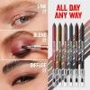 imageREVLON ColorStay Multiplayer LiquidGlide Eye Pencil MultiUse Eye Makeup With Blending Brush Blends Then Sets Creamy Texture Waterproof Smudgeproof Longwearing 406 Queen of Hearts 003 ozGlitch Effect