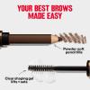 imageRevlon ColorStay Brow Fantasy All In One Eyebrow Powder Pencil with Shaping Clear Gel Gel Infused with Panthenol Smudgeproof 16HR Visibly Full Brows 004 Dark BrownAsh Blonde