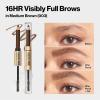 imageRevlon ColorStay Brow Fantasy All In One Eyebrow Powder Pencil with Shaping Clear Gel Gel Infused with Panthenol Smudgeproof 16HR Visibly Full Brows 004 Dark BrownMedium Brown