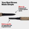 imageRevlon ColorStay Micro Eyebrow Pencil with Built In Spoolie Brush Infused with Argan and Marula Oil Waterproof Smudgeproof 454 Medium Brown 0003 ozAsh Blonde