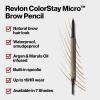 imageRevlon ColorStay Micro Eyebrow Pencil with Built In Spoolie Brush Infused with Argan and Marula Oil Waterproof Smudgeproof 454 Medium Brown 0003 ozBlonde