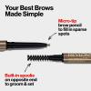 imageRevlon ColorStay Micro Eyebrow Pencil with Built In Spoolie Brush Infused with Argan and Marula Oil Waterproof Smudgeproof 454 Medium Brown 0003 ozBlonde