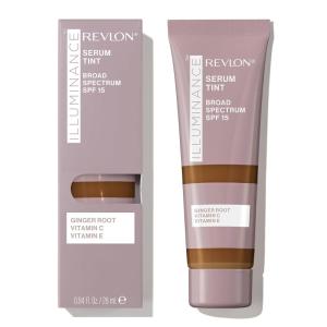 imageRevlon Illuminance Tinted Serum Triple Hyaluronic Acid Evens Out Skin Tone Over Time and Hydrates All Day SPF 15 201 Creamy Natural 094 fl ozAmber