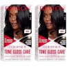 imageRevlon ColorSilk Tone  Gloss  Care Demi Permanent Hair Color Dye Kit with LeaveIn Scalp and Haircare Serum 2x Shinier 4x Stronger 4 Dark Brown 45 fl oz1 Black