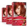 imageRevlon ColorSilk with Bond Repair Complex Auburn Permanent Hair Color 100 Gray Coverage Ammonia Free Hair Dye Vegan Keratin 49 Auburn Brown Pack of 342 Medium Auburn
