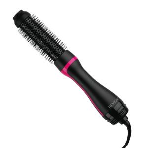imageREVLON OneStep Hair Dryer and Styler  Root Booster Round Brush for Styling Dryer Brush for Fast and Easy SalonQuality Blowout More Shine and Less Frizz 112 in1 Count Pack of 1