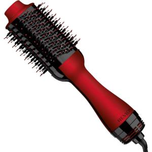 imageREVLON OneStep Volumizer Hair Dryer and Styler with Improved Motor  Easy SalonStyle Blowouts  Less Frizz More Shine and Reduced Heat Damage for all Hair Types and Lengths BlackRed