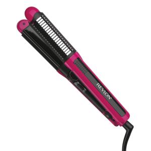 imageREVLON Perfect Match Flat Iron  2in1 Hair Straightener and Curling Iron Triple OilInfused Helps Reduce Heat Damage ampamp Restore Hairs Natural Moisture ampamp Shine