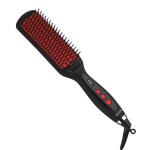 imageREVLON SmoothStay XL Hair Straightener  Heated Straightening Brush for Silky ampamp Straight LongLasting Results Locks in Moisture with Reduced Static ampamp FrizzOne Size