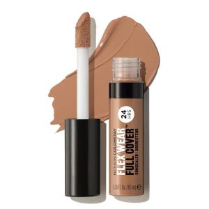 imageRevlon ColorStay Flex Wear Full Cover NonCreasing Concealer Infused with Hyaluronic Acid ampamp Vitamin E Flexible Longwear 030 Light Medium 034 Fl Oz070 Nutmeg